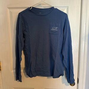 Vineyard Vines Kids Blue Long Sleeve Shirt XL